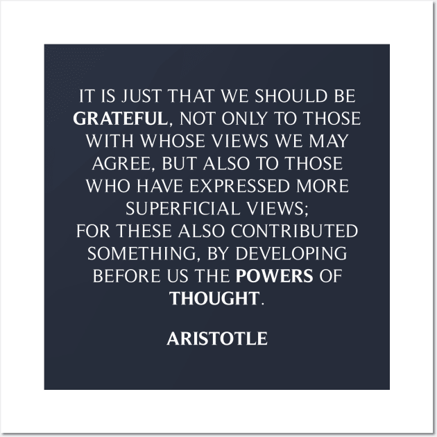 Aristotle Quote Wall Art by Widmore